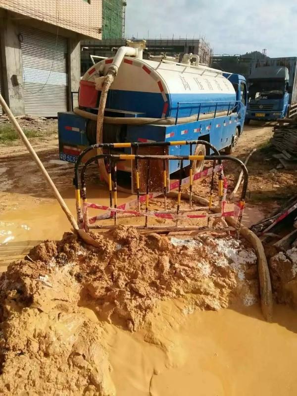 于田工地淤泥清淤